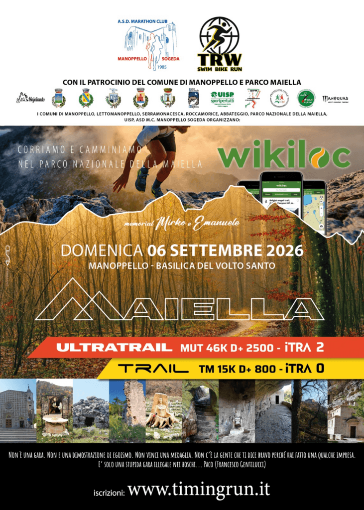 Locandina Ultra Trail della Maiella
